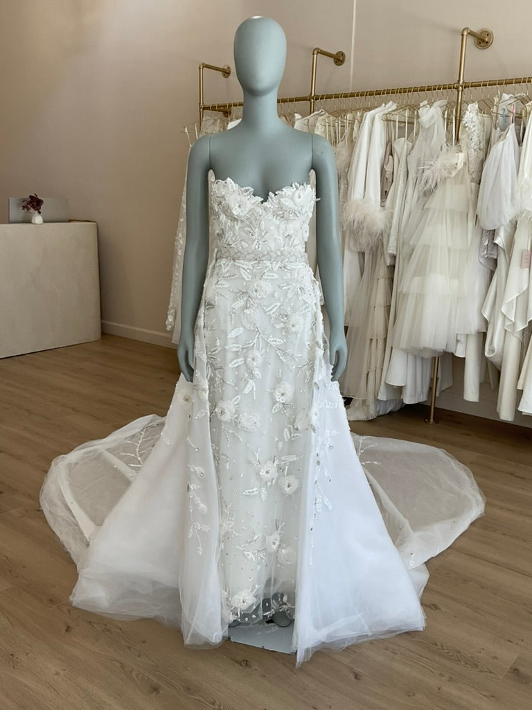 Custom - 3d floral and beaded Overskirt (8)