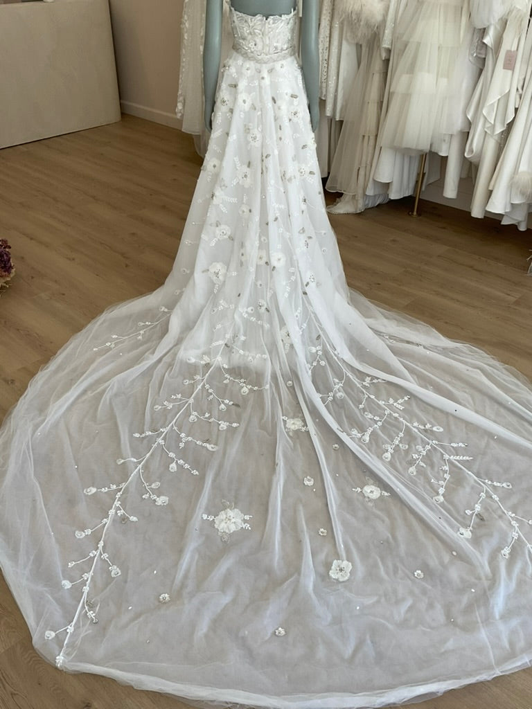 Custom - 3d floral and beaded Overskirt (8)