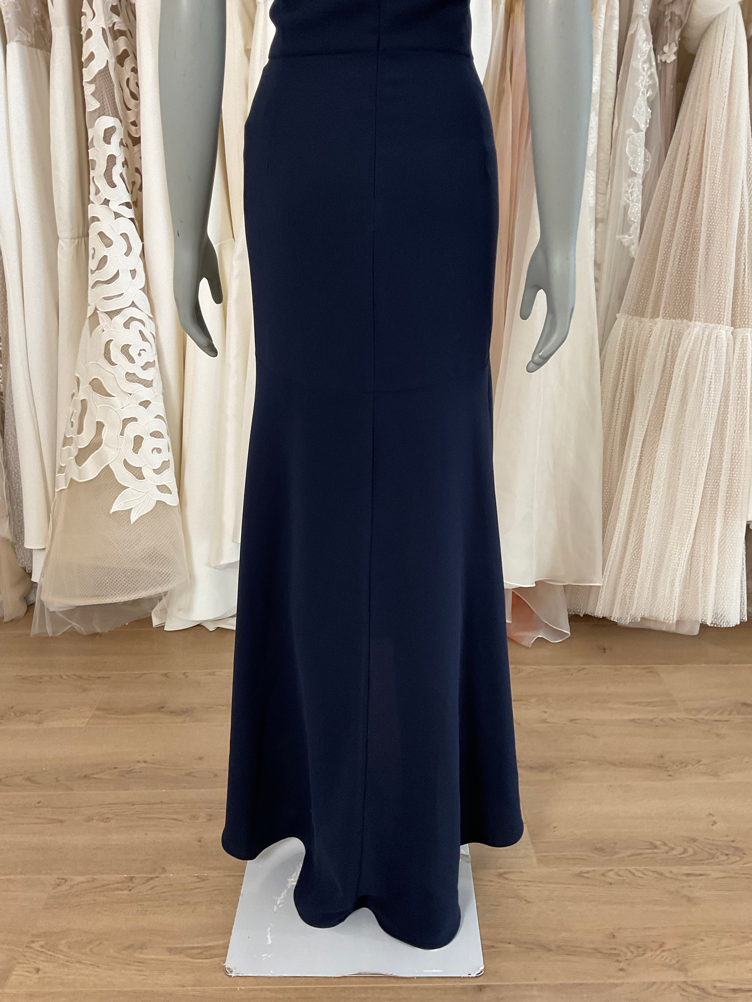 Monique lhuillier navy clearance gown